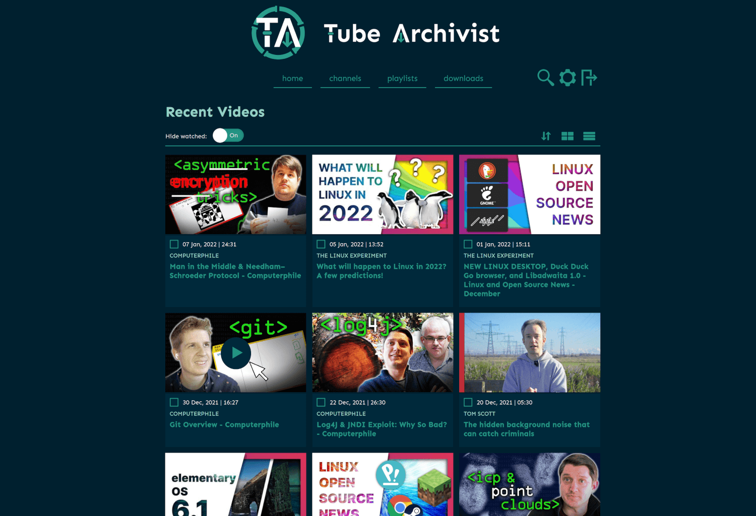 tube-archivist